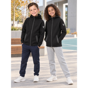 Casaco Performance Infantil com Capuz